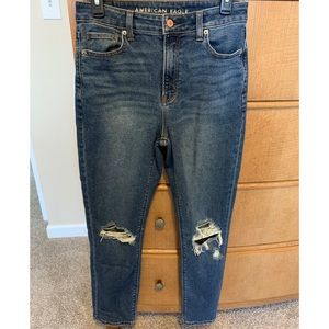 American Eagle Stretch High Waisted Mom Jean